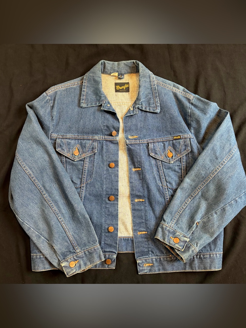 Vintage 1970s Wrangler Denim Workwear Trucker jacket
